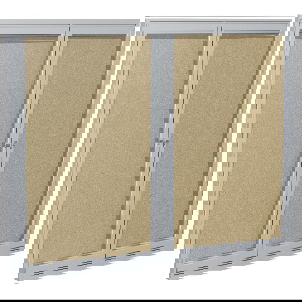 Cork Bulletin Boards; Bulletin Board Type: Enclosed Bulletin Board ; Board Color: Caramel ; Board Material: Vinyl ; Width (Inch): 60 ; Height (Inch): 48 ; Frame Material: Aluminum